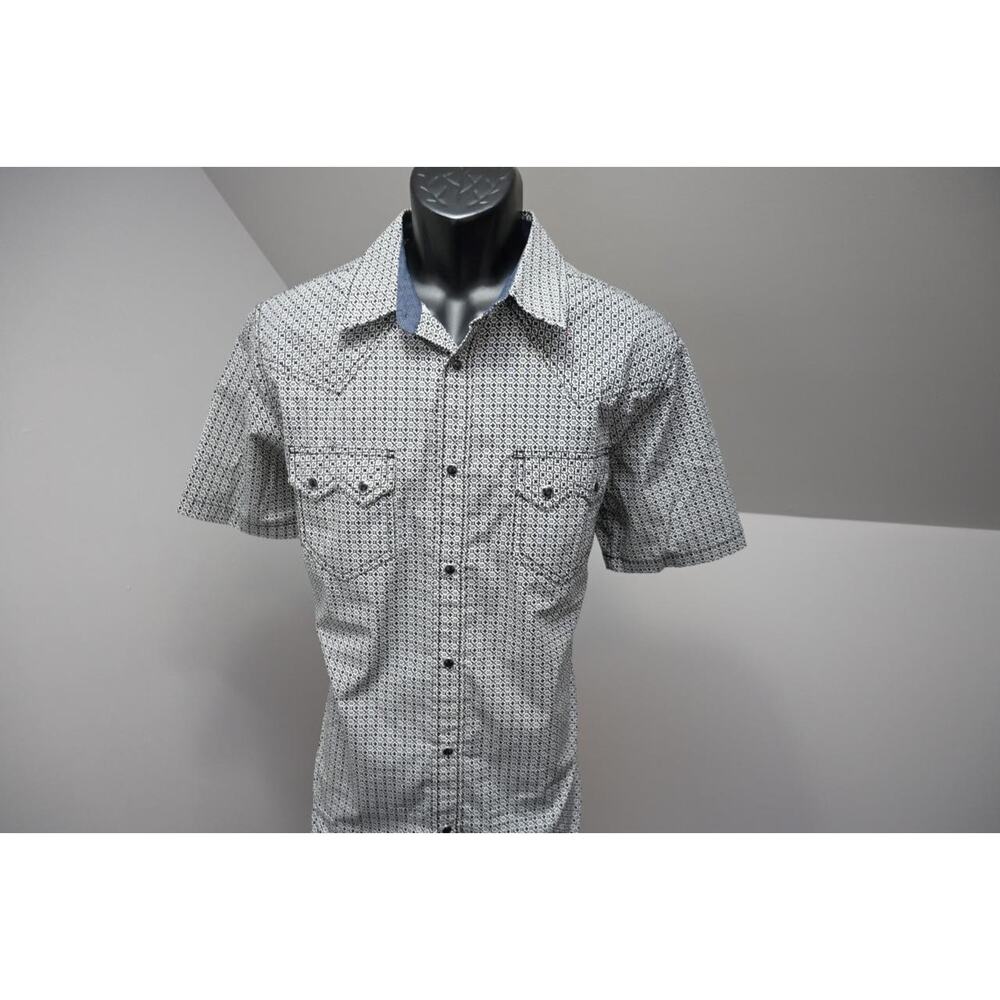 Cody James Western Pearl Snaps Tribal Southwestern Cowboy Shirt Mens Size Large - Picture 3 of 9